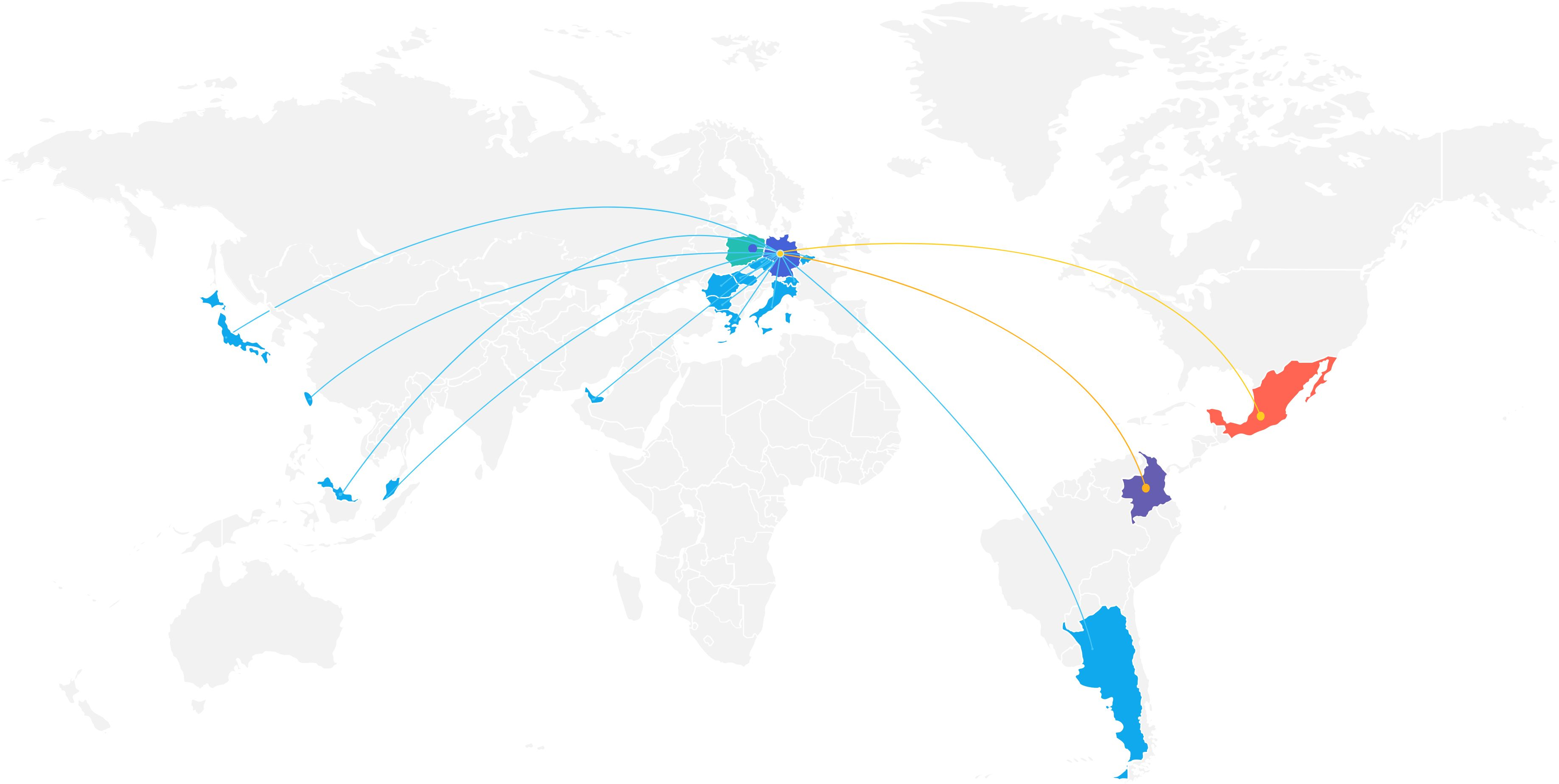 Pelikan nel mondo